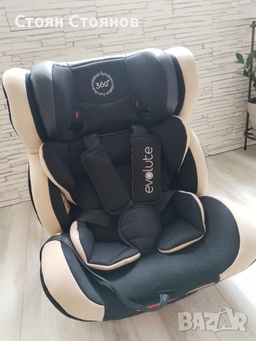 Столче за кола Chipolino - Evolute 360, 0-36 kg, с Isofix, ванилия , снимка 2 - Столчета за кола и колело - 54787289