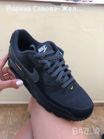 Nike Air Max 90 Black / Anthracite / University Gold, снимка 3 - Спортно елегантни обувки - 55192275