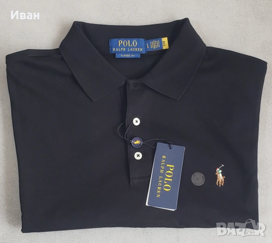 Нова оригинална фланелка Polo Ralph Lauren classic fit - размер XL, L - 100% памук