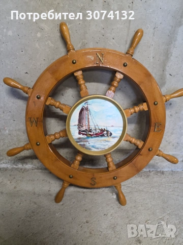 Ръчно рисуван корабен рул