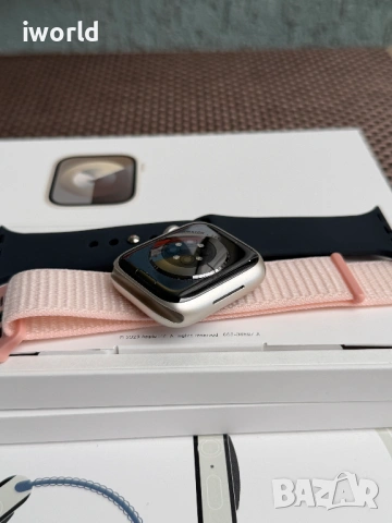 КАТО НОВ❗️APPLE WATCH 9 41mm❗️Лизинг от 10€/мес ❗️Starlight Al GPS , снимка 6 - Смарт часовници - 54709349
