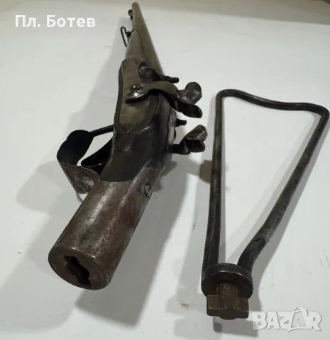 Изключително рядка двуцевна капсуна пушка, снимка 10 - Антикварни и старинни предмети - 55544862