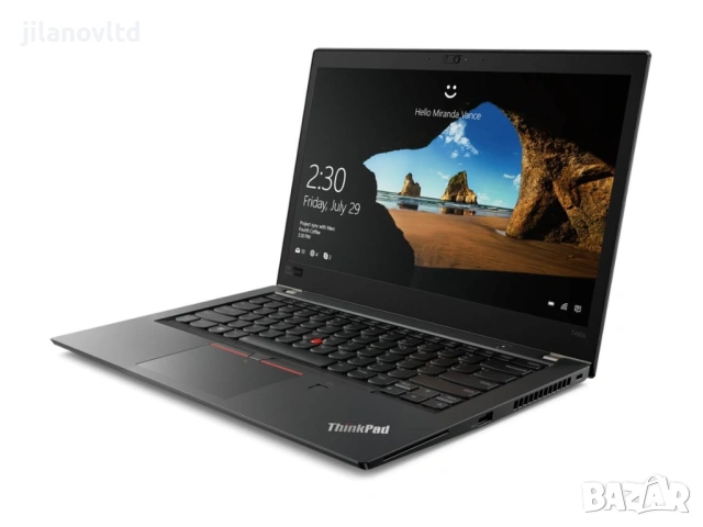 Лаптоп Lenovo T480s I7-8650U 16GB 256GB SSD NVME ТЪЧСКРИЙН с до 24 МЕСЕЦА ГАРАНЦИЯ
