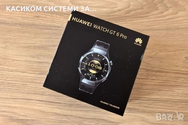 Huawei Watch GT6 Pro Pro Black ATM-B29F Black Fluoroelastomer Strap 46 MM, GPS, ПУЛСОМЕР, SPO2, снимка 2 - Смарт часовници - 54993264