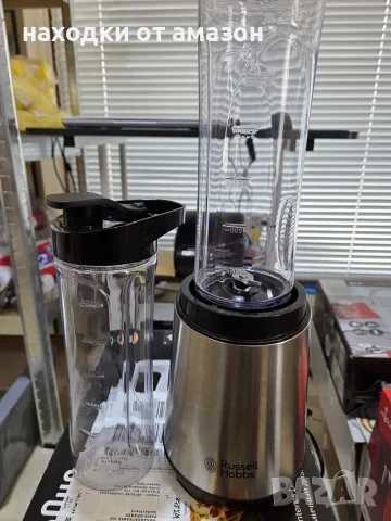 персонален (смути) блендер Russell Hobbs Mix & Go Steel, снимка 2 - Блендери - 55329275
