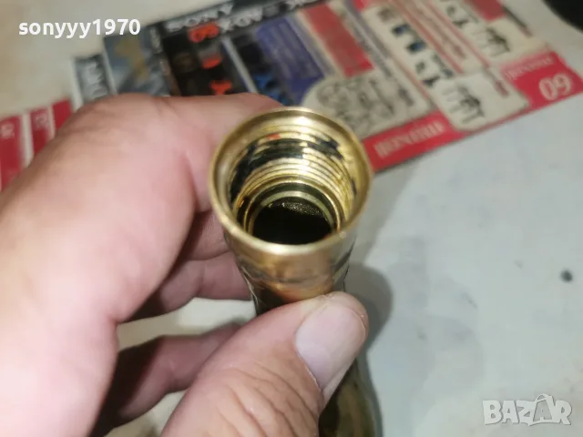 МЕД МЕСИНГ-РЪКОХВАТКА ЗА БАСТУН ОТ ФРАНЦИЯ 2707261724L1, снимка 7 - Антикварни и старинни предмети - 55434232