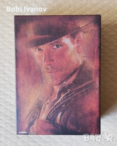 Indiana Jones Индиана Джоунс DVD Трилогия и бонус + Индиана Джоунс 4 (2 диска) с Бг субтитри., снимка 6 - DVD филми - 50916233