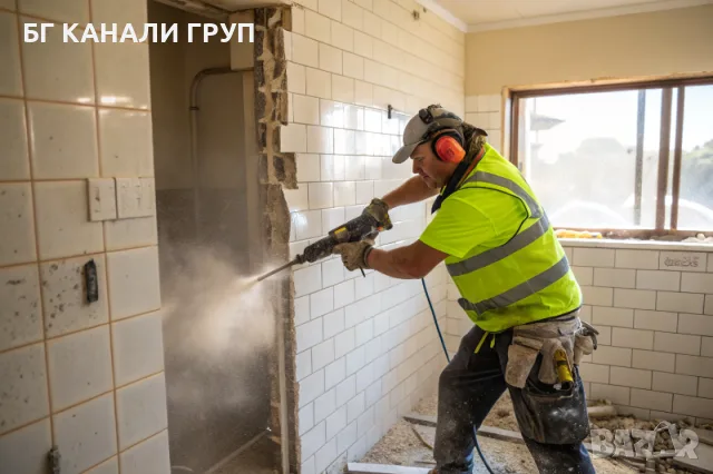 Къртене на баня и плочки в София