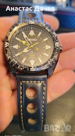 SEIKO - X KINETIC - GMT, снимка 3 - Мъжки - 55165908