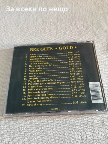 CD диск Bee Gees Gold, снимка 3 - CD дискове - 54386089