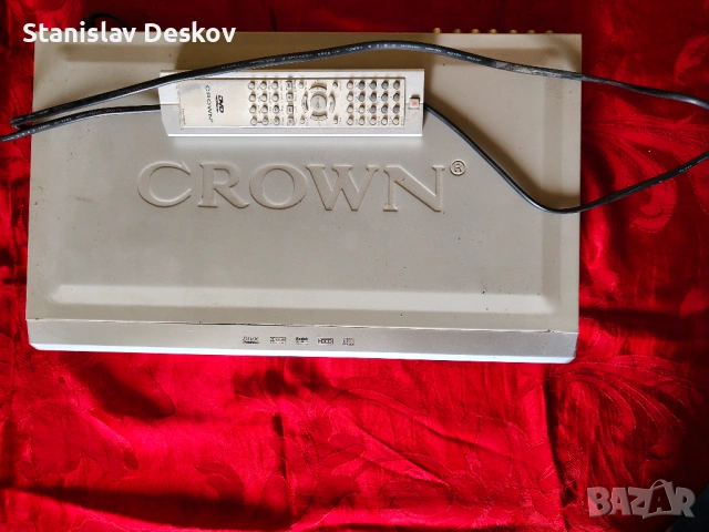 ПРОДАВАМ  DVD CROWN, снимка 2 - Плейъри, домашно кино, прожектори - 54873999