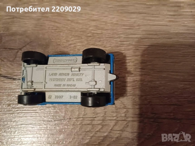 Количка Мачбокс Land Rover Ninetya Matchbox 1987 Made in Macau, снимка 6 - Колекции - 54001905