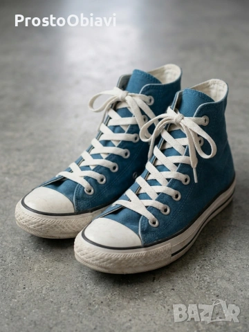 Страхотни високи кецове Converse All Star - Унисекс (Размер 37.5), снимка 2 - Кецове - 55189452