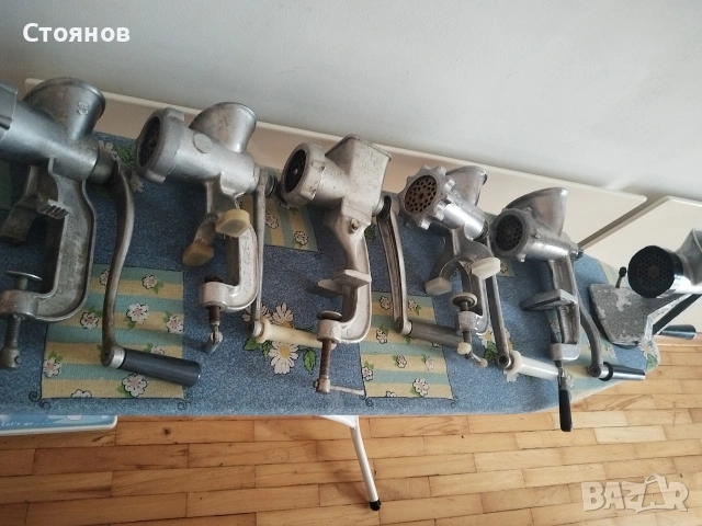 Ръчни мелачи за месо от СССР, България.Китай., снимка 5 - Други - 54534876
