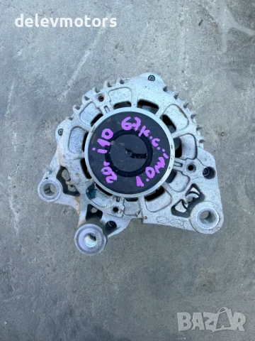 37300-07500, 13.5V, 130A BorgWarner алтернатор Динамо от Hyundai I10 1.0 MPI, 67 кс., 5 ск.