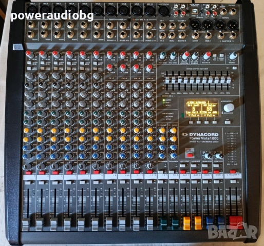 Продавам смесителен пулт Dynacord Powermate 1000-3   2x1000 Вата, снимка 5 - Ресийвъри, усилватели, смесителни пултове - 54494698