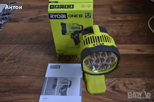 Акумулаторен LED Фенер Ryobi 18V, снимка 3 - Други инструменти - 54509525