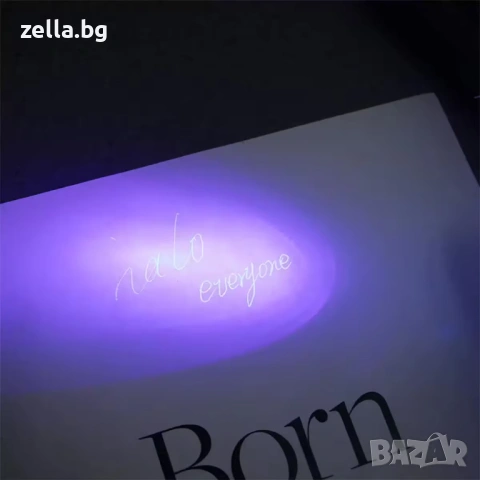 Химикалка с невидимо UV мастило и LED светлина | Тайни съобщения, маркиране на вещи 10069, снимка 5 - Лед осветление - 54656926