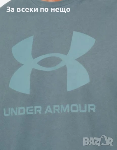 UNDER ARMOUR Sportstyle Logo Update Tee Blue Мъжка Тениска👕Мъжка Блуза С Къс Ръкав Код P2798, снимка 2 - Тениски - 55227623