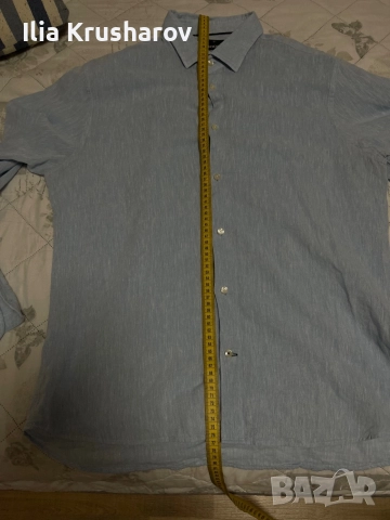 Мъжка ленена риза Joop XL оригинална, снимка 8 - Ризи - 55310857