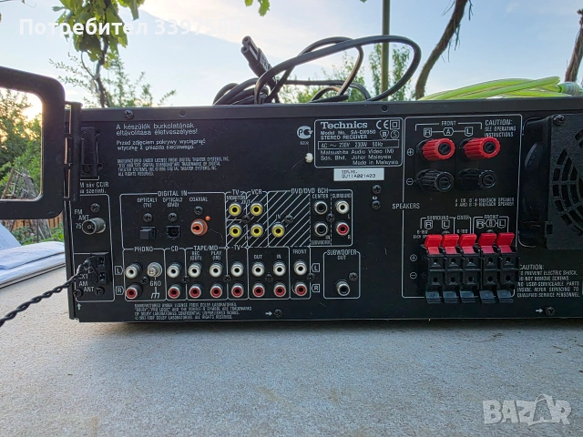 Усилвател Technics SA-DX950, снимка 3 - Ресийвъри, усилватели, смесителни пултове - 54990792