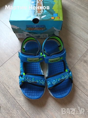 Сандали Sketchers Minecraft 35 номер, снимка 2 - Детски сандали и чехли - 54653615