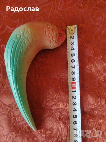 стара руска гумена играчка Папагал , снимка 6 - Колекции - 53969801