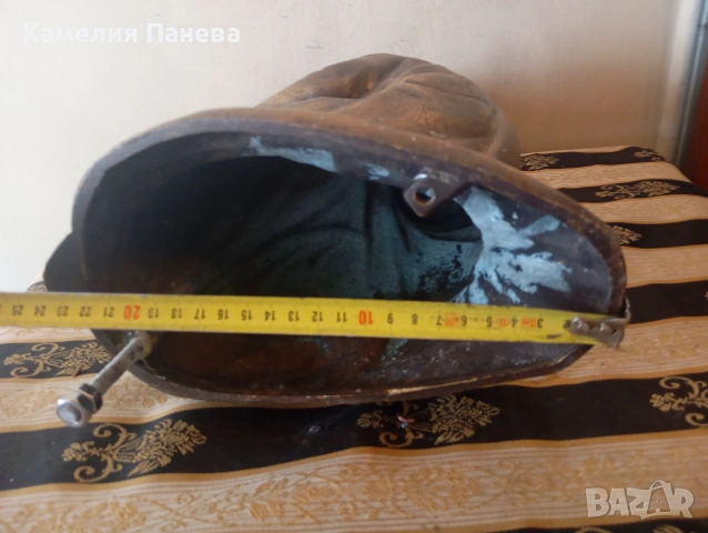 Бронзова статуетка Дева Мария, снимка 5 - Статуетки - 55168107