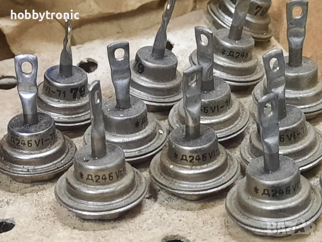 Съветски мощни диоди Д242А 100V 10A, Д246 400V 10A , снимка 2 - Друга електроника - 54064829