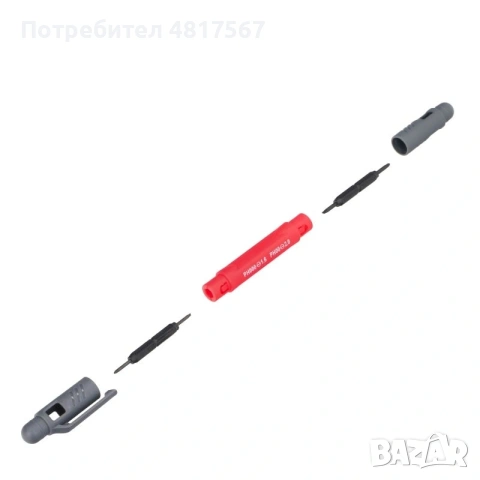 Прецизна отвертка със сменяеми върхове 4в1, снимка 3 - Други инструменти - 54514411