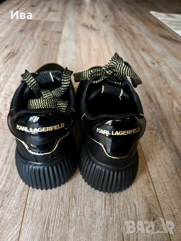 Кожени маратонки Karl Lagerfeld KREEPER, снимка 4 - Маратонки - 54570894