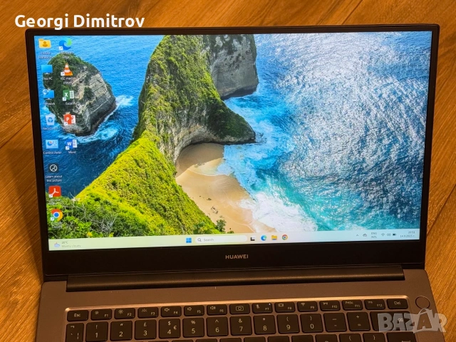 huawei matebook D14 Ryzen 5-3500U/8RAM/256SSD/Full HD, снимка 3 - Лаптопи за дома - 54984250