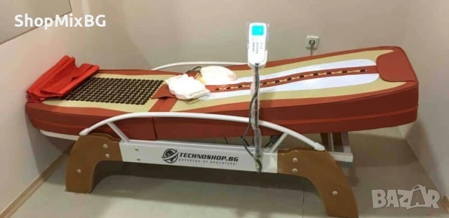  Турмалиново легло/ Термомасажно легло с нефрит, турманий, снимка 3 - Спални и легла - 53998266