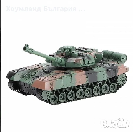 Детски танк с дистанционно, звукови и светлинни ефекти, снимка 4 - Образователни игри - 54332536