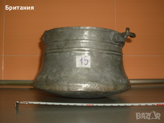 Стари медни- "бакърени" котли- "менци"., снимка 4 - Антикварни и старинни предмети - 55036723