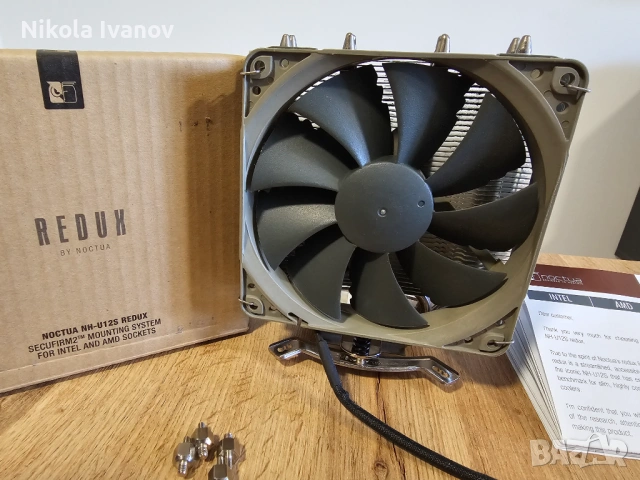Охладител за процесори Noctua NH-U12S redux (За Intel socket 115X, 1200, 1851, 1700, 2011)CPU Cooler, снимка 2 - Други - 54714308
