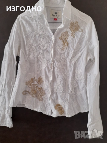 12€ НОВИ БЕЛИ ЕЛЕГАНТНИ РИЗИ РАЗМЕР 40