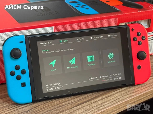Nintendo Switch с поставен чип, снимка 5 - Nintendo конзоли - 55050883