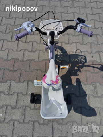 X Детски велосипед 12" PRINCESS виолет, снимка 10 - Велосипеди - 54394964