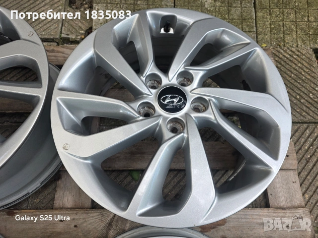 Лети джанти 17ки 5х114.3 Hyundai, снимка 7 - Гуми и джанти - 54855055