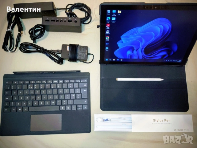 Microsoft Surface Pro 7, i7-1065G7, 16GbRam, 512SSD, докинг станция и писалка, снимка 7 - Лаптопи за работа - 51730673