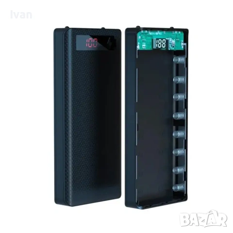 Външна батерия Power Bank за 8 броя батерии 18650