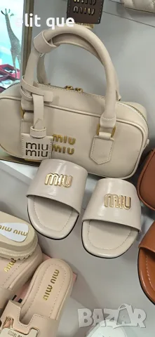 дамски чехли miu miu 