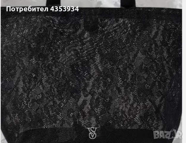 Чанта Victoria’s Secret Lace Tote, снимка 2 - Чанти - 55613715