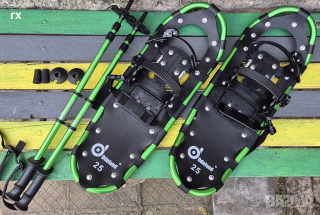 Снегоходки Odoland 25" + Телескопични щеки , снимка 2 - Зимни спортове - 54186756