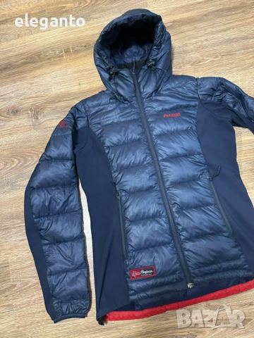 Висок клас дамско хибридно яке  Bergans of Norway MYRE Pertex 700cuin Down hubrid Jacket , M размер, снимка 5 - Якета - 54220110