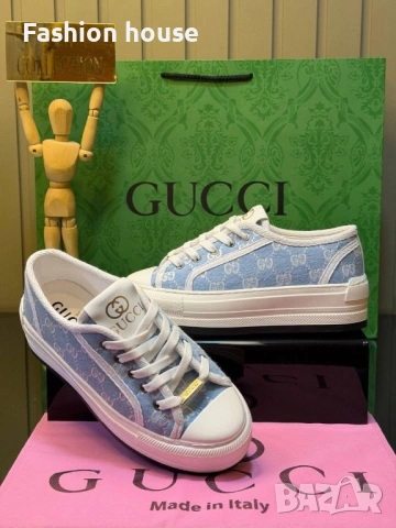 Gucci дамски кецове, снимка 2 - Кецове - 54453670
