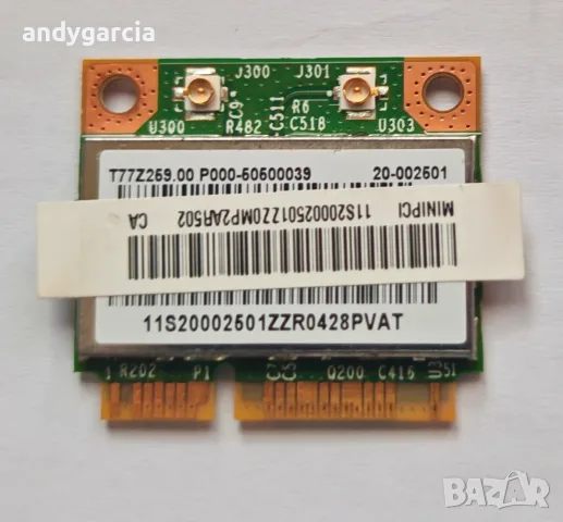 BroadCom BCM94313HMGB Half Mini PCIe BT Bluetooth WLAN WIFI Wireless Card мрежова карта с блутут, снимка 2 - Други - 55508978