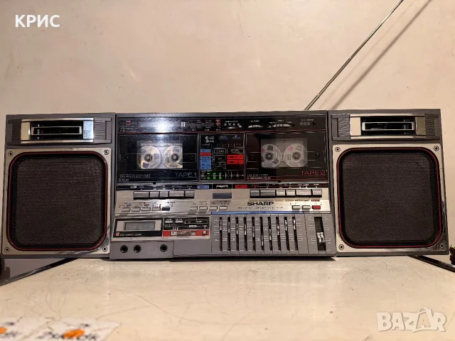 SHARP  GF-800Z(D) BOOMBOX,Made in JAPAN, снимка 2 - Радиокасетофони, транзистори - 55581629