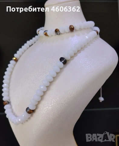 ръчно изработени колие и гривна от мъниста 